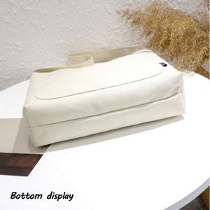 Black and White <b>Canvas</b> Tote <b>Bags</b> for Women Designer Handbag Japan <b>Shopper</b> With Front Pocket Closure Lady's Shoulder <b>Bag</b> - Product Image 4