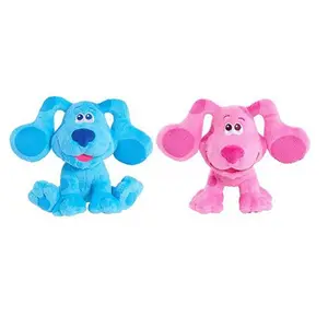 DL31396 mainan mewah gajah biru mewah panel petunjuk Blues cantik kualitas tinggi mainan mewah anjing bertitik biru mewah di Tiongkok