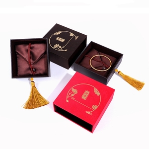 Se Aceptan Cajas de Joyería Personalizadas con Borlas, Caja de Joyería de Estilo Chino, Cajas de Joyería con Logotipo - Product Image 4
