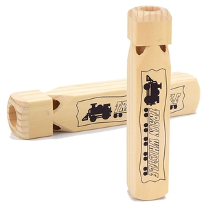 นกหวีดรถไฟไม้ขายส่ง หลายขนาด สำหรับเด็ก - Product Image 1