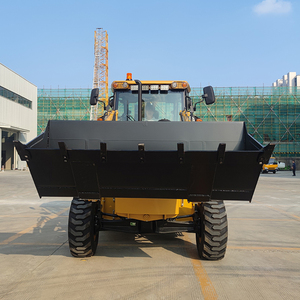 รถแบคโฮใหม่ 4x4 รถตักดิน เครื่องจักรกลงานดิน รถขุดตักไฮดรอลิกแบบล้อ สำหรับขาย - Product Image 6