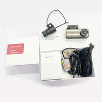 Caméra de tableau de bord WiFi 2.4G pour voiture, vision nocturne, écran IPS 3.16 pouces 2K, double objectif, boîte noire 1K, module GPS externe, contrôle par application