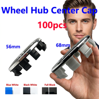 Cache-moyeux de roue de voiture 56mm 68mm pour BMW E46 E90 E91 E92 E39 E87 E53 F15 G20 E30 E36 F30 F20 X1 X2 X3 X5 X6 X7 Accessoires