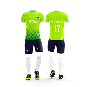 足球足球磨损培训团队练习运动球衣足球空白孩子泽西岛 - Product Image 4