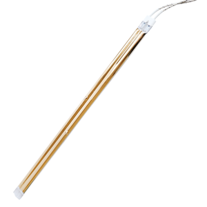 Ultimo Design a doppio tubo semi oro quarzo esterno alogena vicino a raggi infrarossi lampada di calore per suinetti - Product Image 4