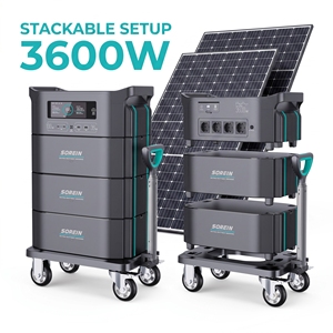 Sorein Solar Power Station 3000W 5000W Backup for Equipment 1Kw 3Kw Solar Portable Power Station - Product Image 1