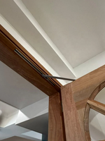 Puerta Holandesa de Madera Sólida para Exteriores de Estilo Moderno BOCHARM, Puerta Arqueada Personalizada para Hogar Residencial, Puerta Dividida