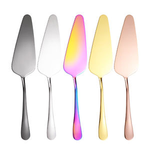 In acciaio inossidabile spatola a triangolo dentato oro <span class=keywords><strong>Pizza</strong></span> e torta utensile da cucina - Product Image 2