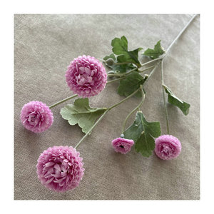 Crisantemos Miniatura Flocados Suzume II de 30cm-100cm, Flores Artificiales para Decoración de Bodas, Arreglos Florales, Decoración de Sala de Estar - Product Image 5