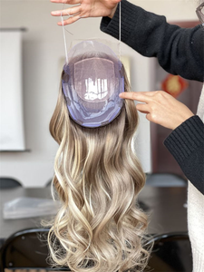 Nuovo Design 2026: Topper per <span class=keywords><strong>capelli</strong></span> umani al 100% con nodo singolo <span class=keywords><strong>5.0</strong></span>, Full Lace e Lace Front, in <span class=keywords><strong>capelli</strong></span> vergini europei, ad alta densità - Product Image 5