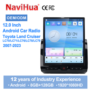 NaviHua pour Toyota Land Cruiser LC70 LC76 LC79 - Autoradio Android avec écran tactile vertical Tesla - Lecteur multimédia stéréo - Product Image 2