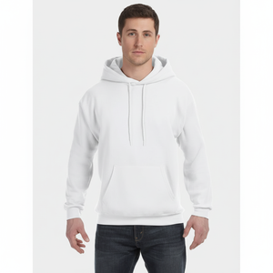 Sudadera con Capucha para Hombre, de Algodón Orgánico, Color Verde, con Logotipo Personalizado, Impresión Digital, Gruesa, para Invierno, de Huzaifa Products - Product Image 1