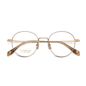 กรอบแว่นตาไทเทเนียมทรงกลม Danyang รุ่น 6014 น้ำหนักเบา กรอบเต็ม สำหรับทุกเพศ เลนส์เรซิ่น - Product Image 4