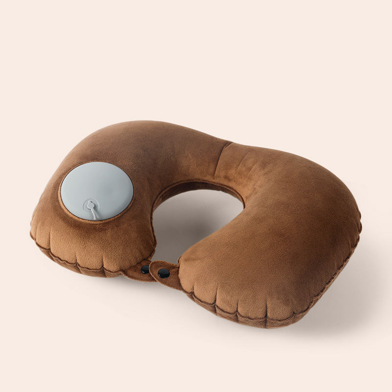 U-shape Travel Pillow Automatic Air Inflatable Comfort