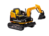 Mainan Excavator Anak 12V12AH 555*2 Bertenaga Baterai dengan Remote Control 2.4G, Plastik ABS, Kendaraan Penggali untuk Anak Usia 2 hingga 4 Tahun