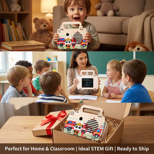 Kit Electrónico Oem/Odm, Grabadora <span class=keywords><strong>de</strong></span> Voz para Niños, Juguetes Educativos <span class=keywords><strong>de</strong></span> <span class=keywords><strong>Madera</strong></span> para Niños - Product Image 5