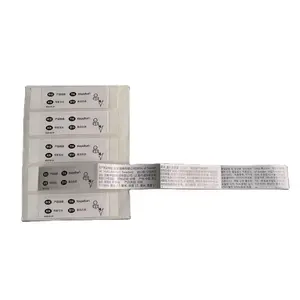 Best Selling Multi-Pagina Boekje Label Sticker Folder Gevouwen Drug Label In Verpakking Labels