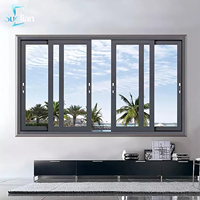 Ventanas Corredizas al por Mayor de Fábrica con Vidrio Energy Star y Servicio de Producción Personalizado