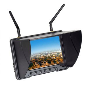 Monitor de Estación Terrestre para Drones de 5 Pulgadas con Pantalla IPS HD, DVR Integrado y Receptor de Diversidad de 5.8GHz y 40 Canales - Product Image 1