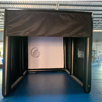 Tente de golf gonflable portable, mini simulateur de golf, cage de simulation, tente pop-up pour l'entraînement au golf en extérieur et en intérieur