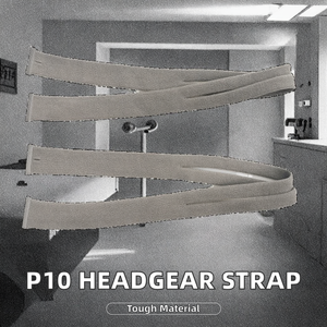 Pour <span class=keywords><strong>Resmed</strong></span> Airfit P10 oreiller Nasal masque CPAP bleu/gris couvre-chef de <span class=keywords><strong>Machine</strong></span> respiratoire avec sangles de rechange produit de sangle - Product Image 2
