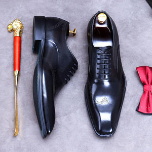 Chaussures pour hommes en cuir de luxe de haute qualité, au design élégant, conviennent aux occasions décontractées, professionnelles et formelles. - Product Image 2