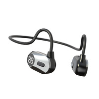 Écouteurs sportifs sans fil VV11 à conduction osseuse 6.0, sans fil intra-auriculaires, contrôle par bouton, assistant IA, étanchéité quotidienne