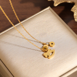 Pendentif Cheval en Acier Inoxydable Plaqué Or 18K Zhongzhe - Bijou Tendance Étanche et Anti-ternissement, Idéal pour un Cadeau : « Que vous prospériez bientôt ! » - Product Image 2