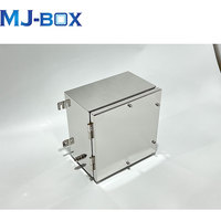 IP66 joint étanche Rectangle câblage câble boîte de jonction entrée sortie en acier inoxydable boîtier de borne électrique