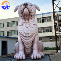 Modèle de chien gonflable personnalisé en tissu Oxford, thème animal, pour publicité extérieure en centre commercial, accessoires décoratifs pour activités