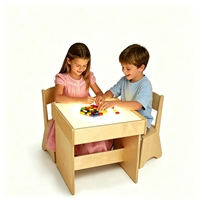 Table lumineuse LED pour enfants de la maternelle Montessori avec rangement, boîte à lumière LED, table de jeu pour bébés, crèche, école maternelle