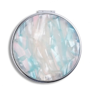 แฟชั่นดีไซน์ใหม่ สวยงามไม่ซ้ำใคร ของขวัญส่วนตัวสำหรับสาวๆ กระจกสองด้านทำจากหนัง PU - Product Image 2