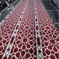Tapis de mosquée personnalisés antidérapants en polyester - Vente en gros directe usine, personnalisables avec tout motif, pour la prière et l'exportation de tapis complets