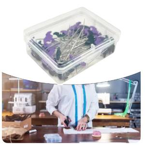 100/boîte épingles à coudre Halloween chauve-souris quilting épingles pour couturière artisanat positionnement aiguille outils bricolage - Product Image 5