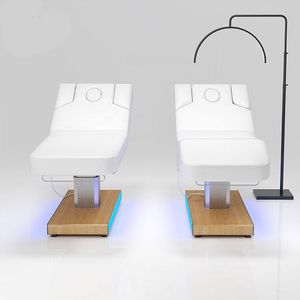 Chaise cosmétique faciale électrique de luxe Lit de thérapie réglable électrique Mobilier de <span class=keywords><strong>salon</strong></span> Lit de massage - Product Image 6