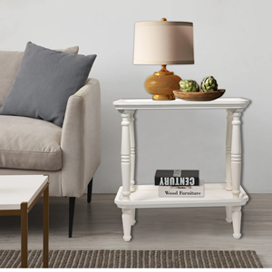<span class=keywords><strong>Mobili</strong></span> da soggiorno di lusso fatti a mano su misura all'ingrosso consolle da tavolo bianco rustico in legno tavolino da caffè in legno - Product Image 5