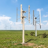 Fabricantes de Aerogeneradores Suministran Aerogeneradores de Alta Potencia para Proyectos de Ingeniería, 100kw, Diámetro del Rotor de 9.5m, Altura de 11m, 5 Aspas de Aleación de Aluminio