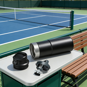 16oz 480ml Classic Trigger-<span class=keywords><strong>Action</strong></span> Tasse de voyage en acier inoxydable Double paroi Thermique Bouteille d'eau Pressing Type Méthode d'écoulement - Product Image 6