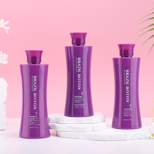Traitement à la kératine pour cheveux 500ml*3, crème lissante pour cheveux à la kératine organique professionnelle, <span class=keywords><strong>shampoing</strong></span> et après-<span class=keywords><strong>shampoing</strong></span>, coffret de produits - Product Image 5