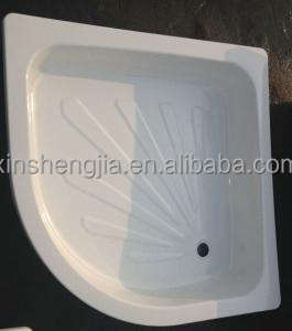 Beau secteur acier émail plateau de douche XG800C salle de bain Quadrant plateau de douche en acier pour la maison hôtel - Product Image 4