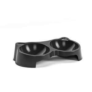 <b>Cat</b> Dog Food Water Bowl Double Integrated Plastic <b>Feeder</b> For Pet Feeding - Product Image 3