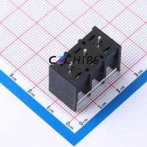 DBT40C-7.62-3P-BK-P Barrier Terminal Block P=7.62mm Connector ( Pitch: 7.62mm )( Rated Current: 15A )( Rated Voltage: 300V ) - Product Image 2