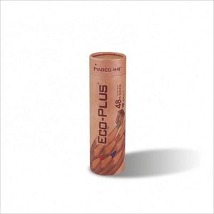 Eco Friendly Cardboard Paper Tube For Pencil <b>Packaging</b> <b>Biodegradable</b> Round Box With Rotating Head - Product Image 2
