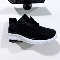 Baskets respirantes à lacets avec plateforme, coussin épais, antidérapantes, légères, anti-odeur, pour la marche et la course