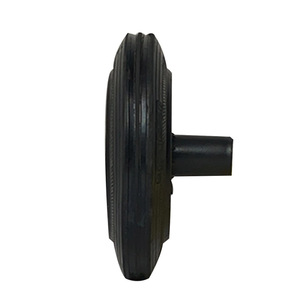 Ruedas Universales para Contenedores de Basura, de Goma Reforzada Resistente al Desgaste, 100, 120, 240L, Eje Sólido, Accesorios para Ruedas Giratorias - Product Image 2