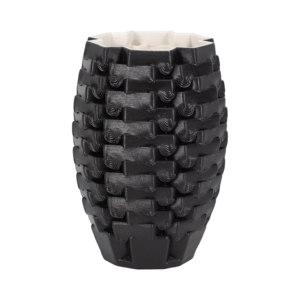 Vaso 3D moderno con texture e motivo intrecciato per l'arredamento del soggiorno, elegante vaso per fiori per la camera da letto, decorazione per la casa e l'ufficio - Product Image 1