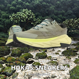 Chaussures de course sportives épaisses Hoka de créateur originales de haute qualité en cuir de vachette, légères, tendance, classiques, rétro, de luxe - Product Image 2