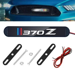 Car Motorcycle daytime running lights Logo LED Front Grille sign Badge Illuminated medium net Emblem for nissan juke 370Z