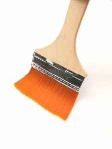 Rodillo de pintura de pared de banda plana Industrial DIY de alta calidad cerdas de madera logotipo personalizable filamento TCP pegamento epoxi pintura OEM - Product Image 2