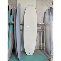 Planches de surf courtes en mousse souple IXPE en gros, pare-chocs en EVA, protection pour débutants, planches de surf souples, sports nautiques, surf